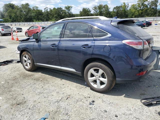 2T2BK1BA0FC313087 - 2015 LEXUS RX 350 BASE BLUE photo 2