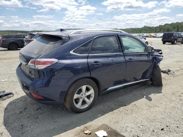2T2BK1BA0FC313087 - 2015 LEXUS RX 350 BASE BLUE photo 3
