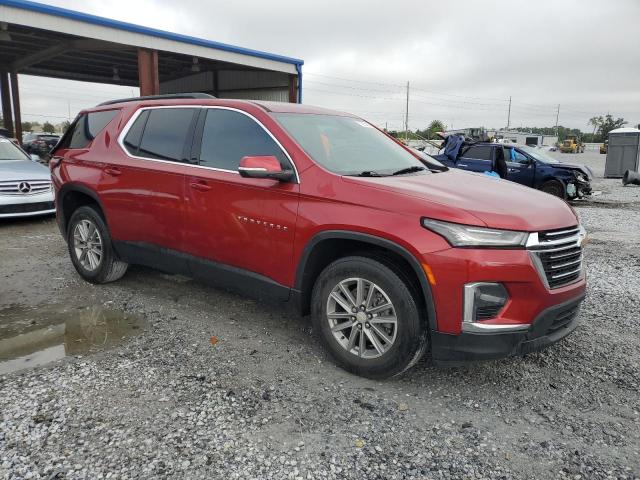 1GNERGKW5NJ165945 - 2022 CHEVROLET TRAVERSE LT Бордовый фото 4
