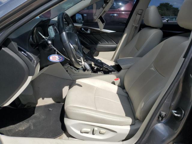 JN1EV7AP6JM356137 - 2018 INFINITI Q50 LUXE GRAY photo 7