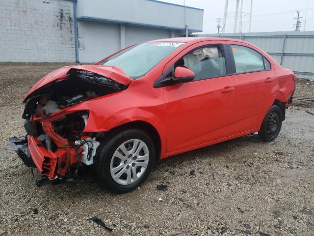 1G1JB5SH4H4165495 - 2017 CHEVROLET SONIC LS RED photo 1