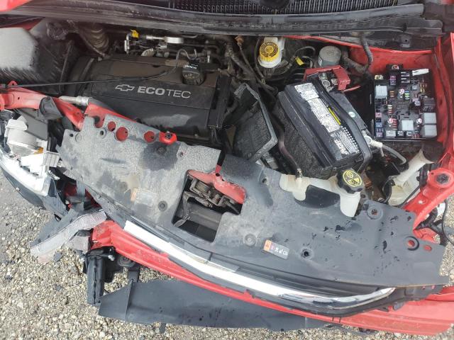 1G1JB5SH4H4165495 - 2017 CHEVROLET SONIC LS RED photo 11
