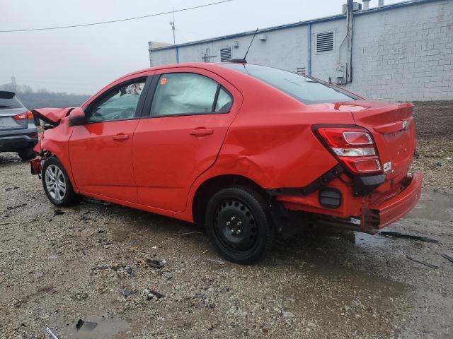 1G1JB5SH4H4165495 - 2017 CHEVROLET SONIC LS RED photo 2