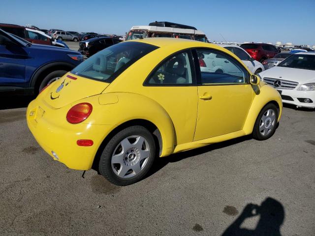 3VWBK21C22M441097 - 2002 VOLKSWAGEN NEW BEETLE GL YELLOW photo 3