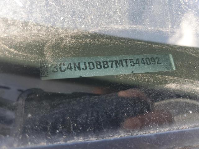 3C4NJDBB7MT544092 - 2021 JEEP COMPASS LATITUDE Weiß Foto 14