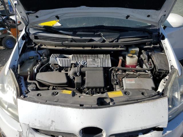 JTDKN3DUXB0252592 - 2011 TOYOTA PRIUS 白色 照片 11