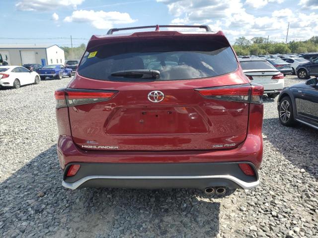 5TDKDRBH0PS008465 - 2023 TOYOTA HIGHLANDER L RED photo 6