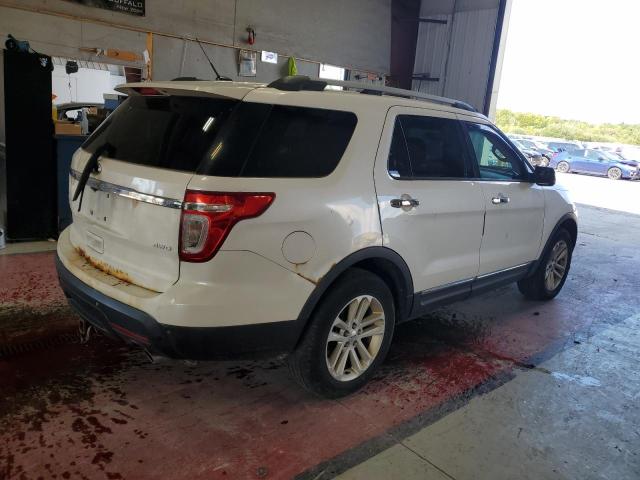 1FM5K8D88DGA27020 - 2013 FORD EXPLORER XLT Biały zdjęcie 3