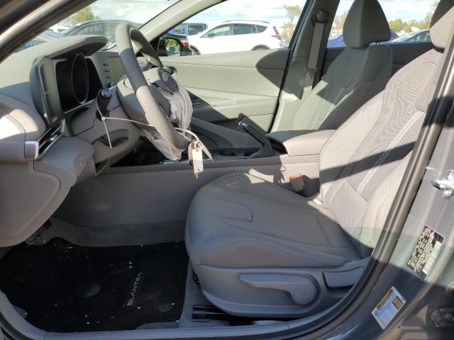 KMHLL4AG1PU605330 - 2023 HYUNDAI ELANTRA SE GRAY photo 7