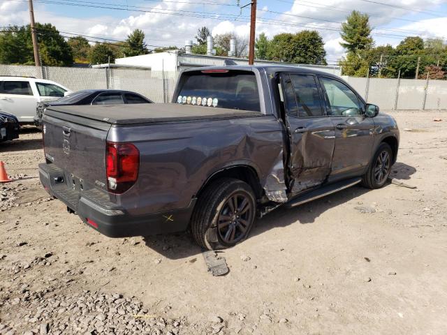 5FPYK3F16LB029658 - 2020 HONDA RIDGELINE SPORT GRAY photo 3