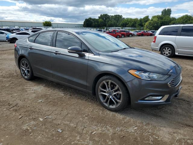 3FA6P0H9XHR334823 - 2017 FORD FUSION SE CHARCOAL photo 4