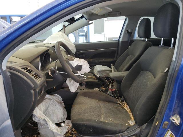 JA4AR3AU3LU015922 - 2020 MITSUBISHI OUTLANDER ES BLUE photo 7