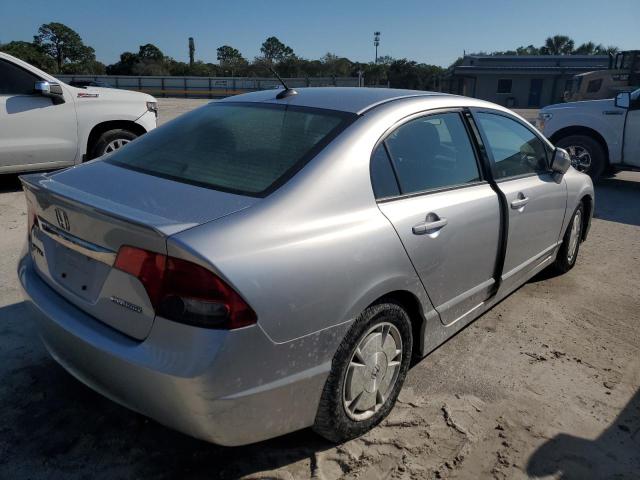 JHMFA36239S017411 - 2009 HONDA CIVIC HYBRID SILVER photo 3