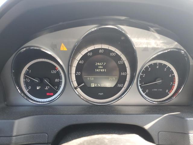 WDDGF8BB1AF475087 - 2010 MERCEDES-BENZ C 300 4MATIC WHITE photo 9