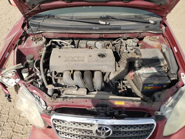 1NXBR30E56Z694872 - 2006 TOYOTA COROLLA CE RED photo 11