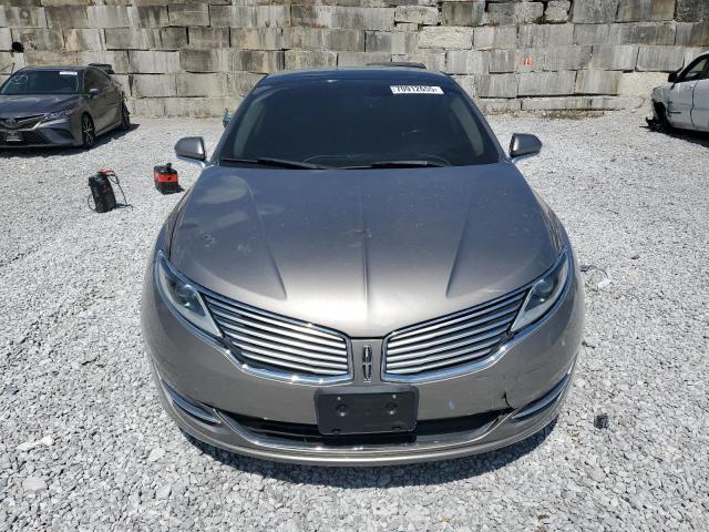 3LN6L2G90GR612478 - 2016 LINCOLN MKZ GRAY photo 5
