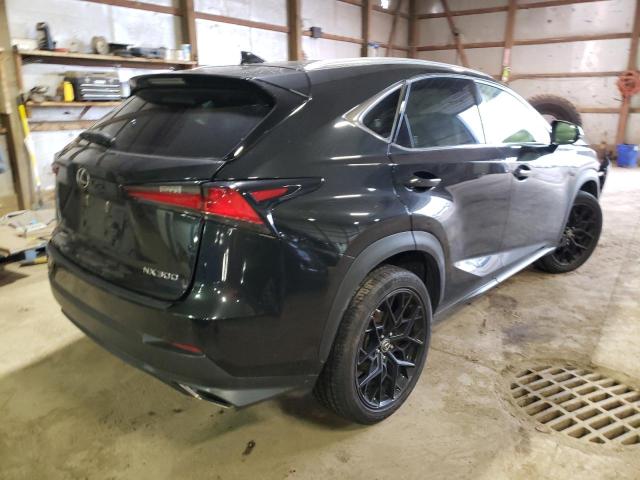 JTJYARBZ0K2134124 - 2019 LEXUS NX 300 BASE შავი ფოტო 3