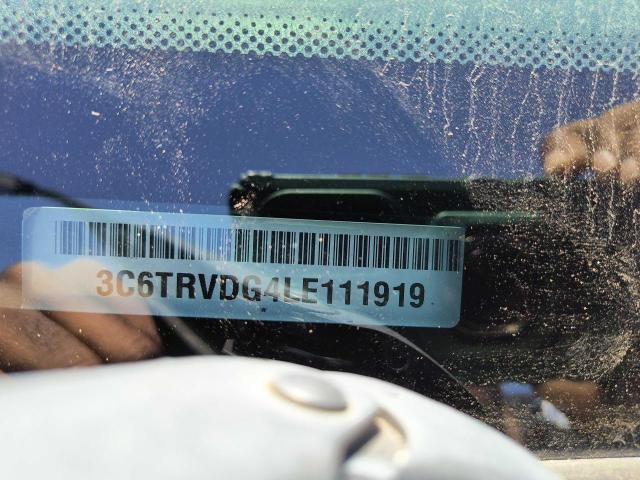 3C6TRVDG4LE111919 - 2020 RAM PROMASTER 2500 HIGH Ақ фото 10