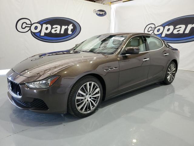 ZAM57XSA6F1140391 - 2015 MASERATI GHIBLI BROWN photo 1