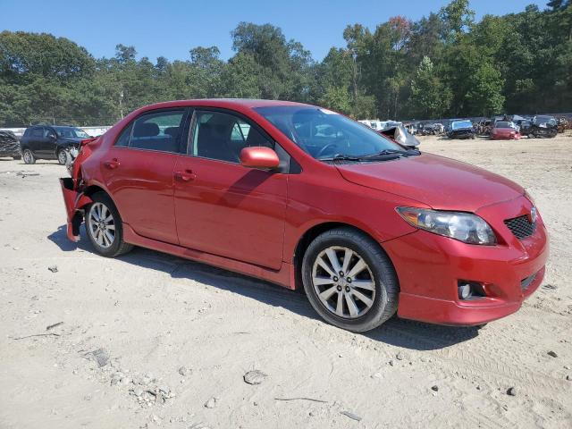 2T1BU40E69C177266 - 2009 TOYOTA COROLLA BASE RED photo 4