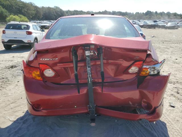 2T1BU40E69C177266 - 2009 TOYOTA COROLLA BASE RED photo 6
