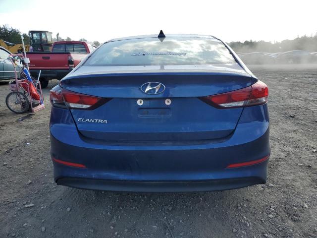 5NPD84LF6JH237288 - 2018 HYUNDAI ELANTRA SEL BLUE photo 6