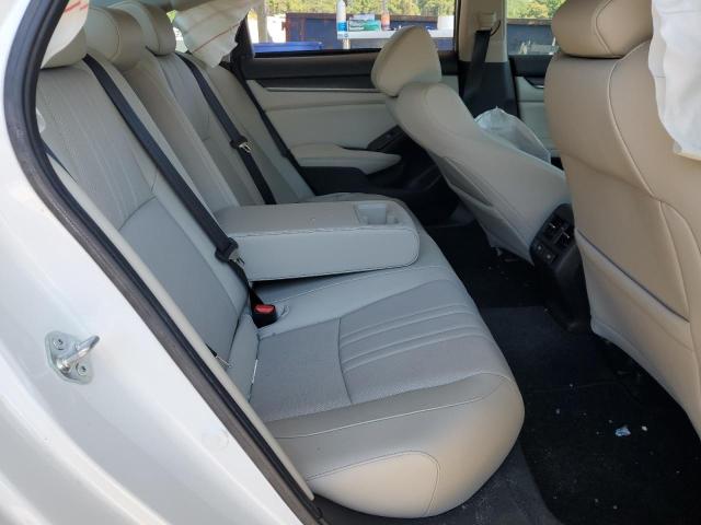 1HGCV1F59MA052607 - 2021 HONDA ACCORD EXL WHITE photo 10