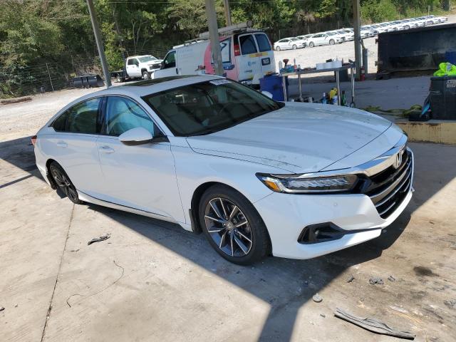 1HGCV1F59MA052607 - 2021 HONDA ACCORD EXL WHITE photo 4