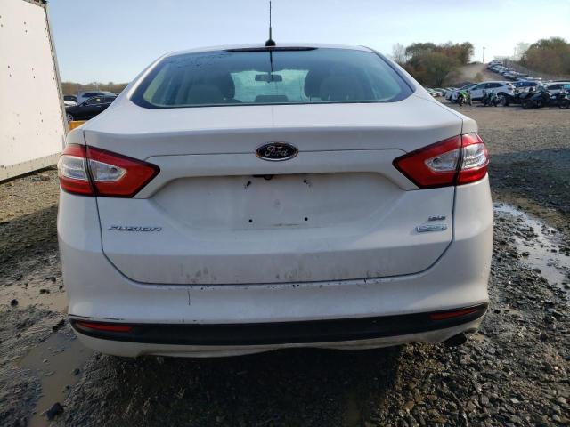 3FA6P0HD4FR176996 - 2015 FORD FUSION SE WHITE photo 6