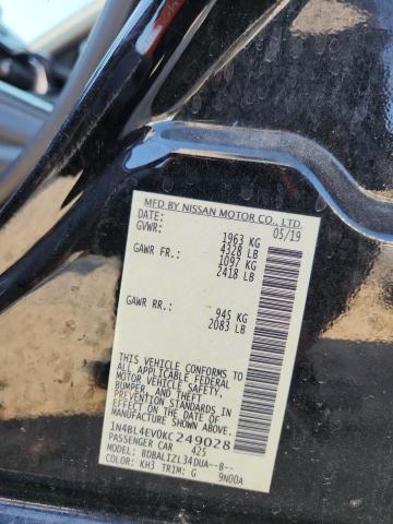 1N4BL4EV0KC249028 - 2019 NISSAN ALTIMA SL 黑色 照片 13