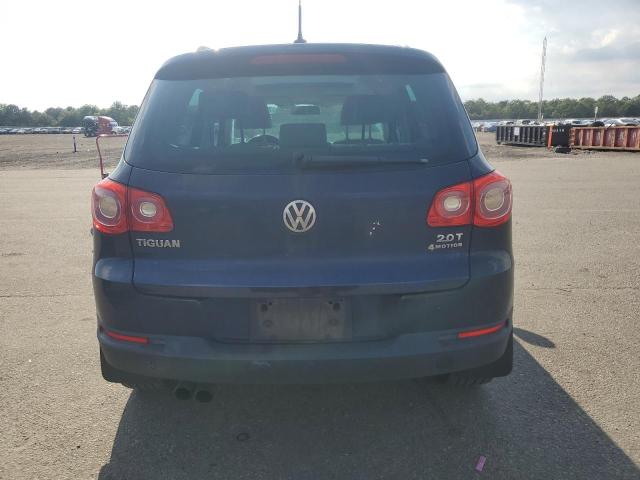 WVGBV7AX8BW556342 - 2011 VOLKSWAGEN TIGUAN S BLUE photo 6