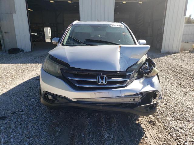 2HKRM4H79EH717740 - 2014 HONDA CR-V EXL SILVER photo 5