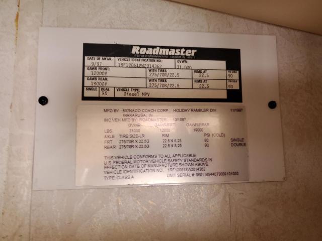1RF120618W2014362 - 1998 ROADTREK MOTORHOMES MOTORHOME Zweifarbig Foto 10