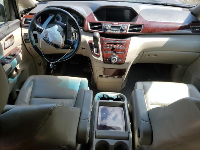 5FNRL5H62CB100126 - 2012 HONDA ODYSSEY EXL RED photo 8