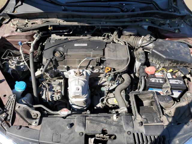 1HGCR2F82GA060119 - 2016 HONDA ACCORD EXL BURGUNDY photo 11