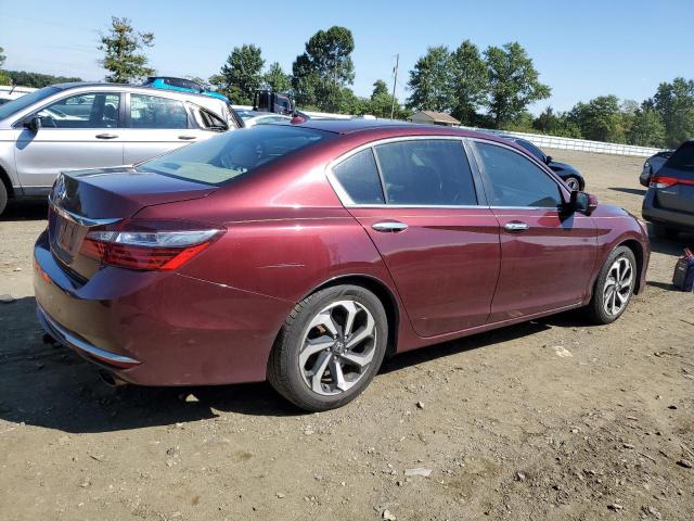 1HGCR2F82GA060119 - 2016 HONDA ACCORD EXL BURGUNDY photo 3