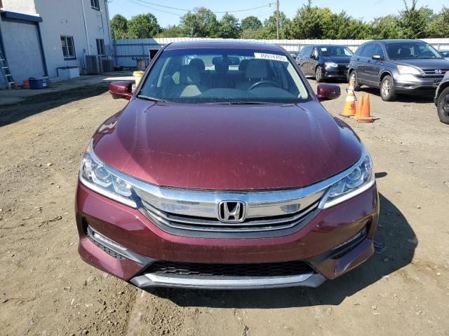 1HGCR2F82GA060119 - 2016 HONDA ACCORD EXL BURGUNDY photo 5