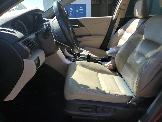 1HGCR2F82GA060119 - 2016 HONDA ACCORD EXL BURGUNDY photo 7