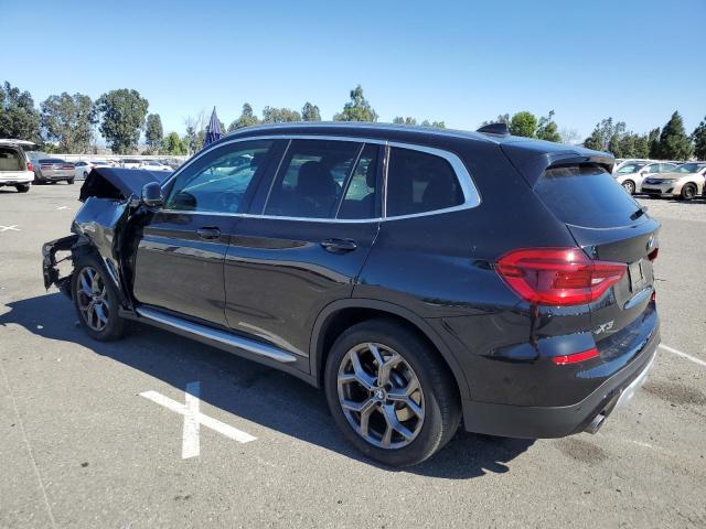 5UXTY5C02M9F22985 - 2021 BMW X3 XDRIVE30I BLACK photo 2