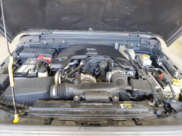 1C4HJXEG8KW517853 - 2019 JEEP WRANGLER U SAHARA ნაცრისფერი ფოტო 11