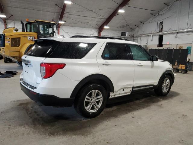 1FMSK8DH9NGB79912 - 2022 FORD EXPLORER XLT თეთრი ფოტო 3