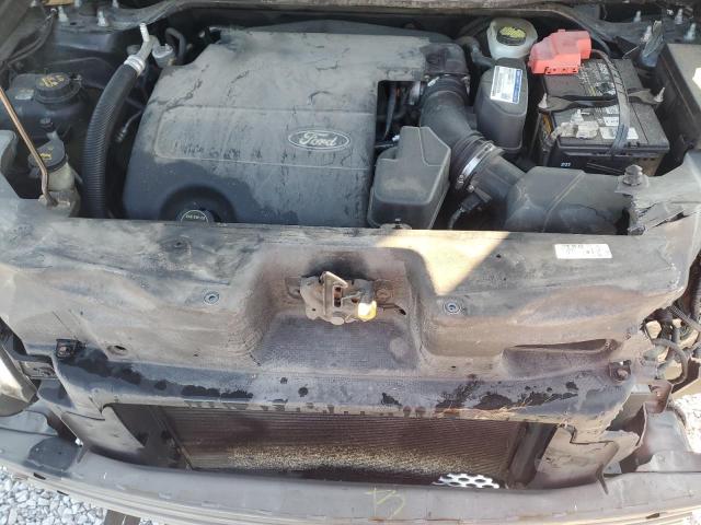 1FM5K7D81FGA68697 - 2015 FORD EXPLORER XLT შავი ფოტო 12