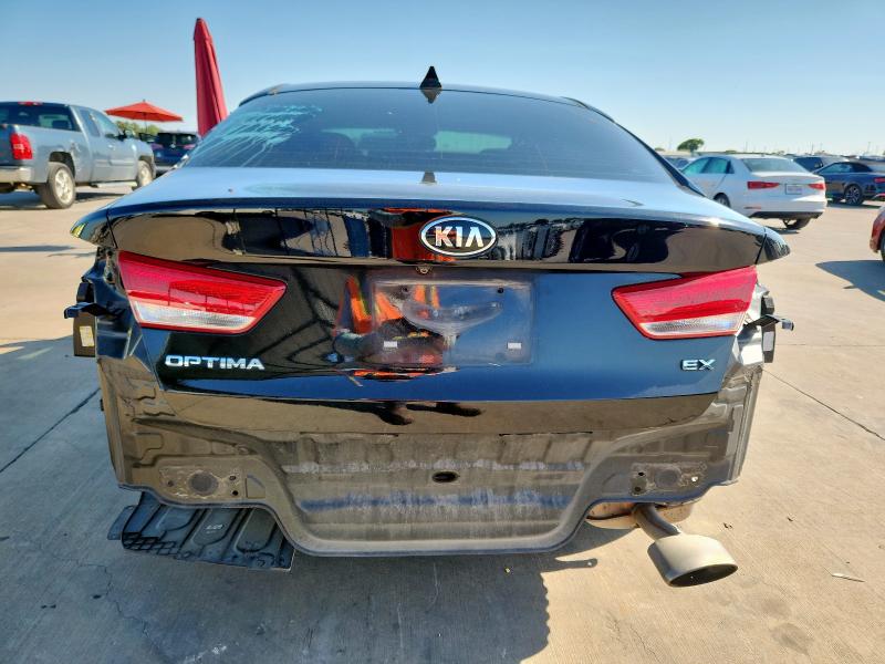 5XXGU4L38JG227520 - 2018 KIA OPTIMA EX BLACK photo 6