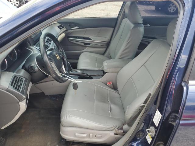 1HGCP26819A130699 - 2009 HONDA ACCORD EXL BLUE photo 7