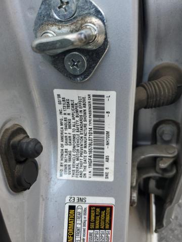 1HGFA16578L071014 - 2008 HONDA CIVIC LX SILVER photo 13