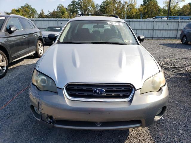 4S4BP61C357391543 - 2005 SUBARU LEGACY OUTBACK 2.5I SILVER photo 5