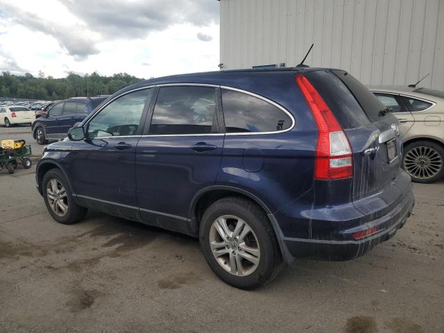 5J6RE4H75BL100432 - 2011 HONDA CR-V EXL BLUE photo 2