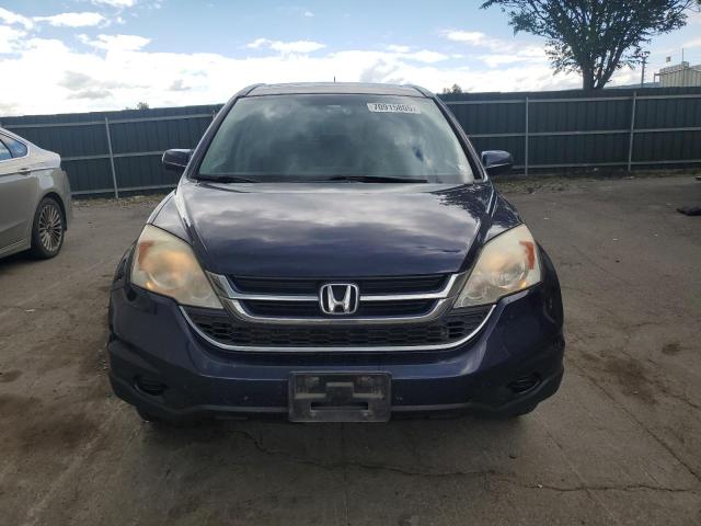 5J6RE4H75BL100432 - 2011 HONDA CR-V EXL BLUE photo 5