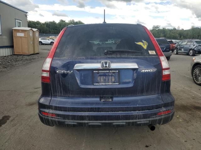 5J6RE4H75BL100432 - 2011 HONDA CR-V EXL BLUE photo 6