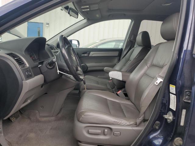 5J6RE4H75BL100432 - 2011 HONDA CR-V EXL BLUE photo 7